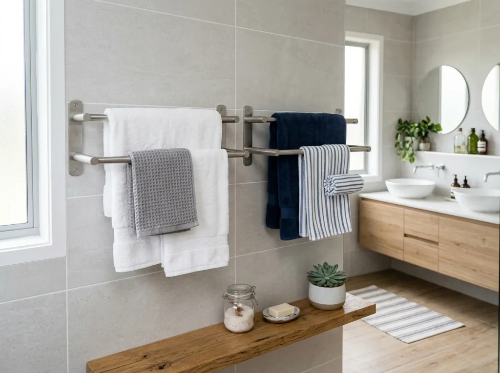 Best quality double-layer bathroom towel rack manufacturer