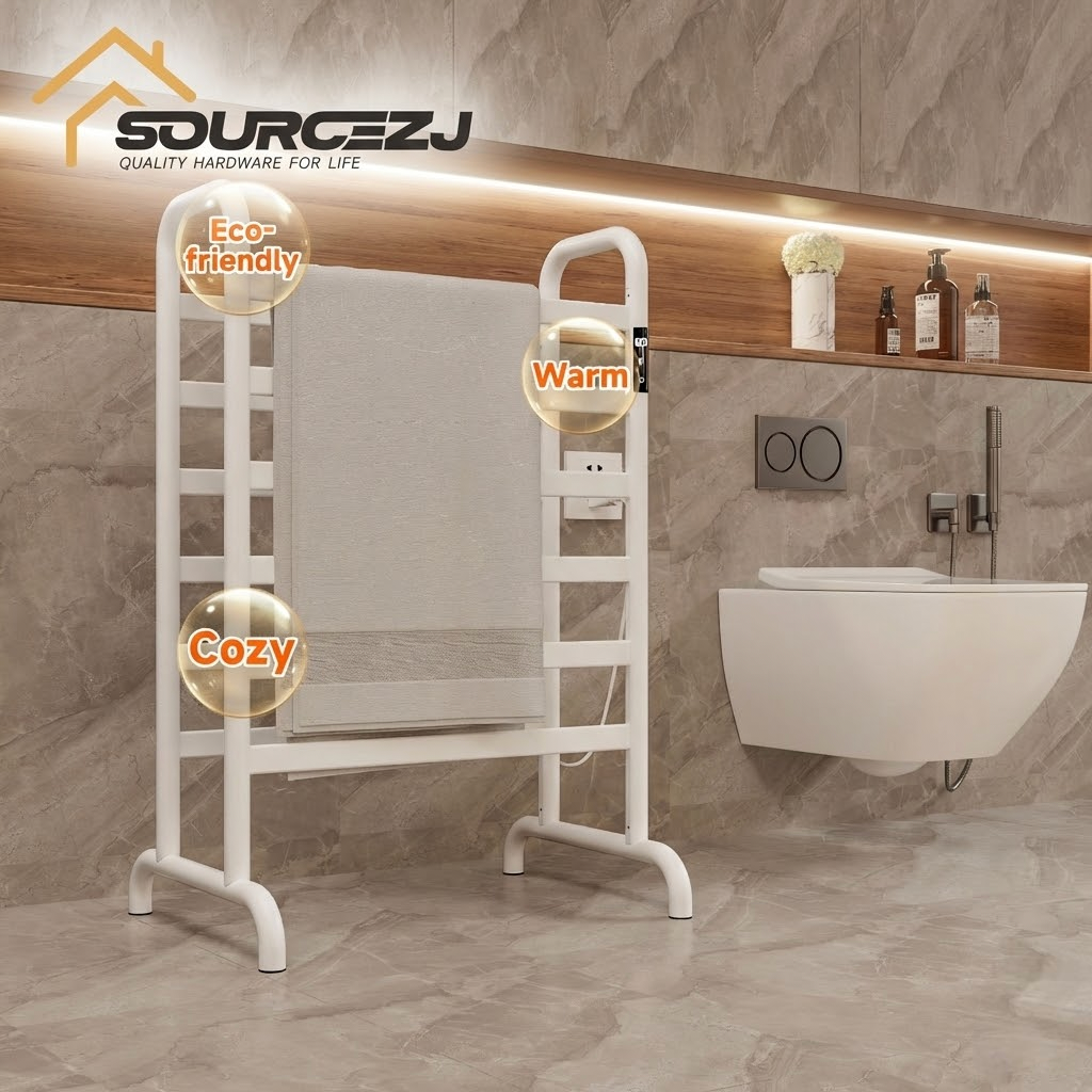 heated towel rack freestanding-5.