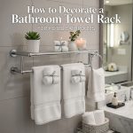 How to Decorate a Bathroom Towel Rack for Hotel Bathrooms