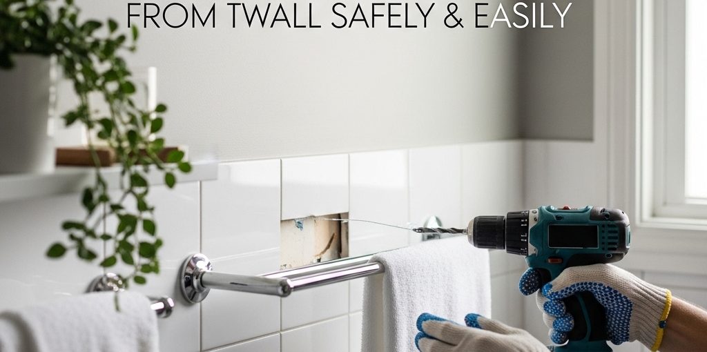 How to Remove a Towel Rack from Wall Safely & Easily