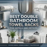 Best Double Bathroom Towel Racks for Hotels and Offices