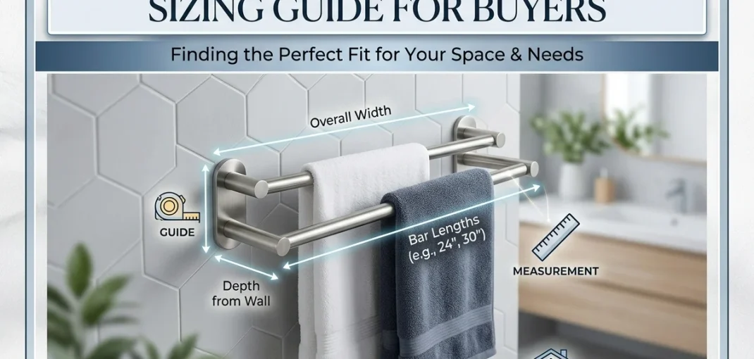 Double Bathroom Towel Rack Sizing Guide for Buyers