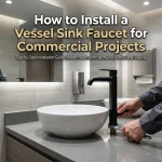 How to Install a Vessel Sink Faucet for Commercial Projects