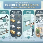 How to choose a double towel rack for hotels and bathrooms