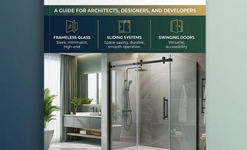 Which alcove shower door is best for commercial projects