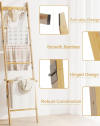 Bamboo Ladder Towel Rack-2. Bamboo Ladder Towel Rack-2.