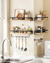 Bathroom Towel Storage Rack with Hooks and Shelf-3. Bathroom Towel Storage Rack with Hooks and Shelf-3.