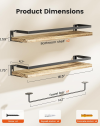 Bathroom Towel Storage Rack with Hooks and Shelf-4. Bathroom Towel Storage Rack with Hooks and Shelf-4.