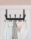 Black Over Door Bathroom Towel Rack -2 Black Over Door Bathroom Towel Rack -2