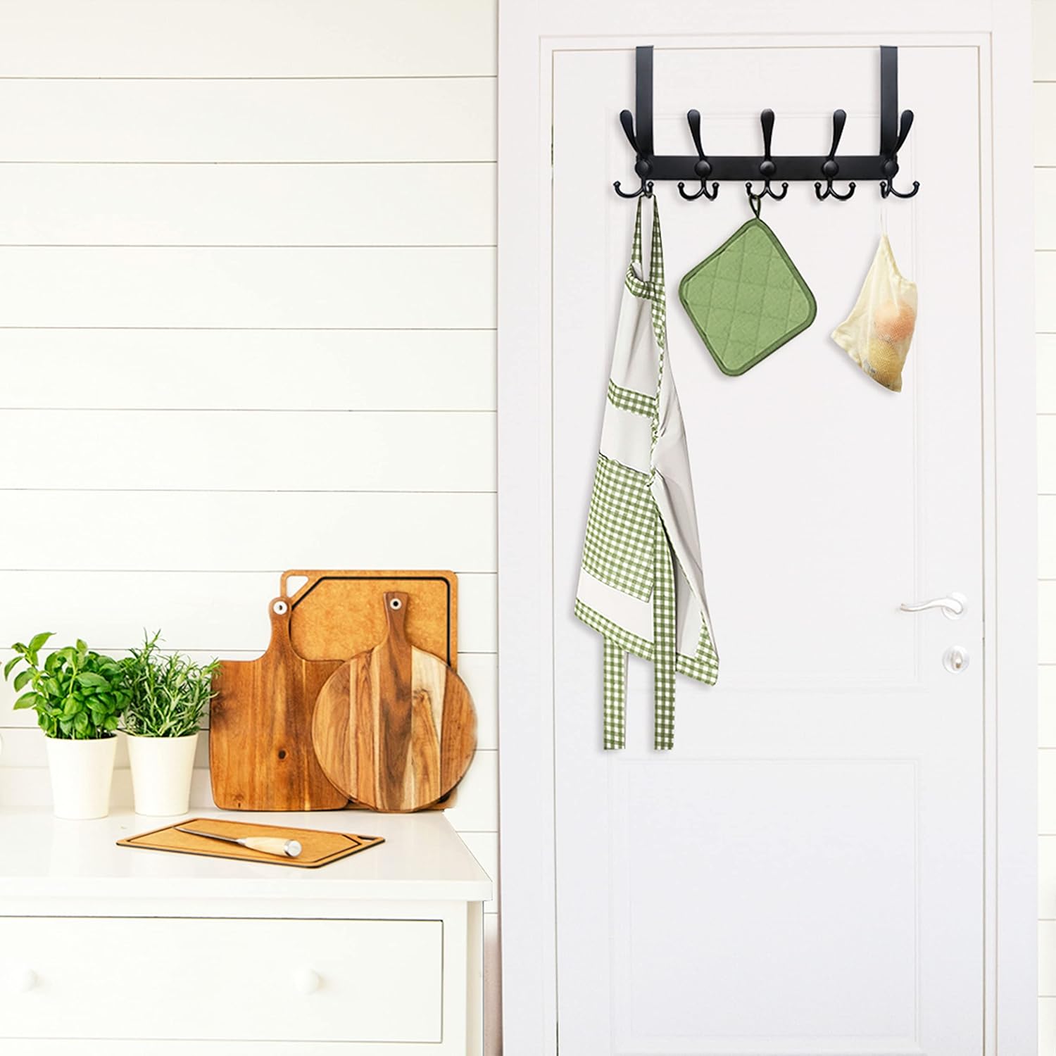 Black Over Door Bathroom Towel Rack -4 Black Over Door Bathroom Towel Rack -4