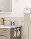 Brushed Nickel Hand Towel Rack-2. Brushed Nickel Hand Towel Rack-2.
