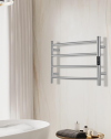 Brushed Stainless Steel Towel Warmer Rack-2.