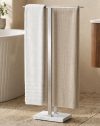 Chrome Freestanding Bathroom Towel Stand-1