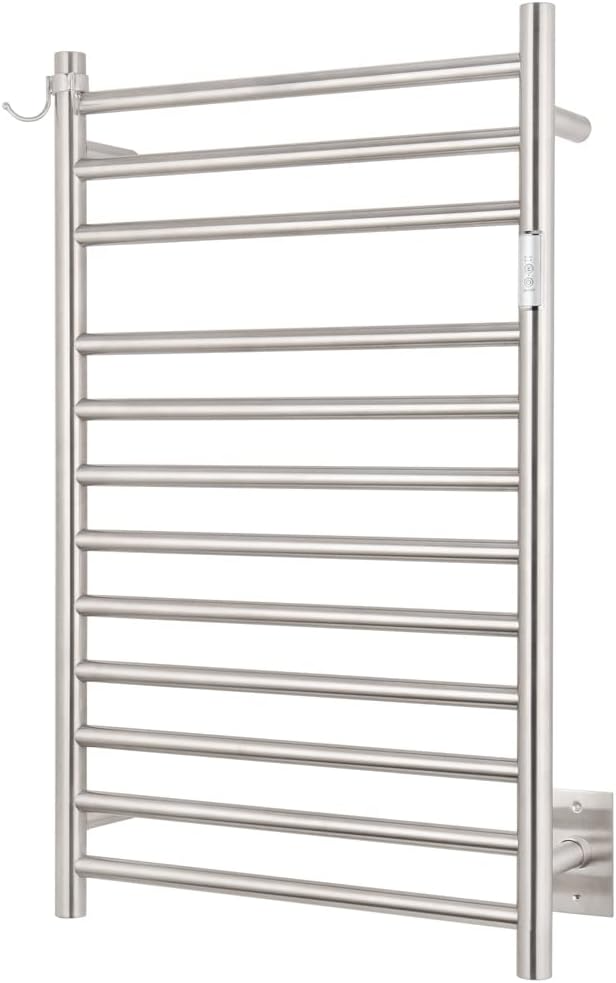 Chrome Heated Bathroom Towel Rack-1.
