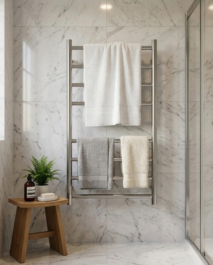 Compact Freestanding Towel Rack-4.