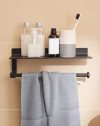 Compact Hand Towel Rack with Shelf-3 Compact Hand Towel Rack with Shelf-3