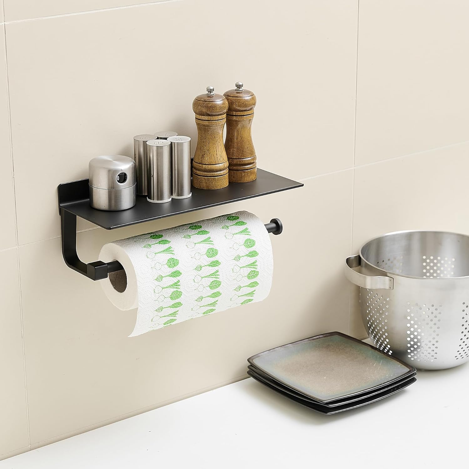 Compact Hand Towel Rack with Shelf-4 Compact Hand Towel Rack with Shelf-4