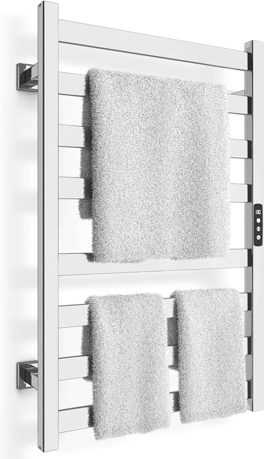 Compact Heated Bathroom Towel Rack-1.