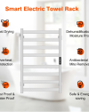 Compact Heated Bathroom Towel Rack-4.