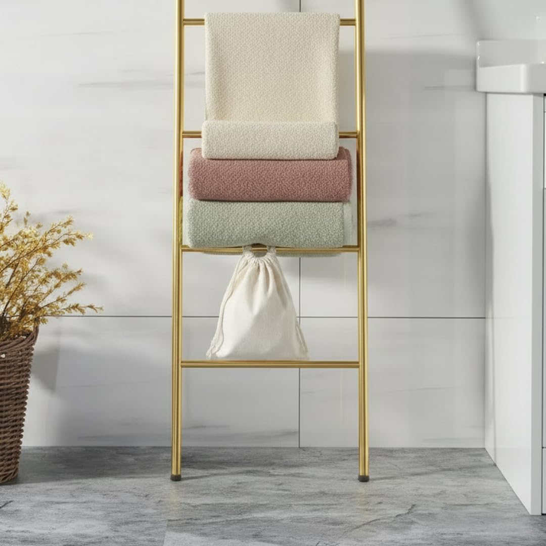 Decorative Ladder Towel Rack-3. Decorative Ladder Towel Rack-3.