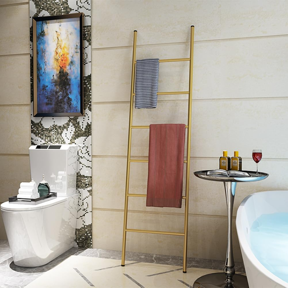Decorative Ladder Towel Rack-4.