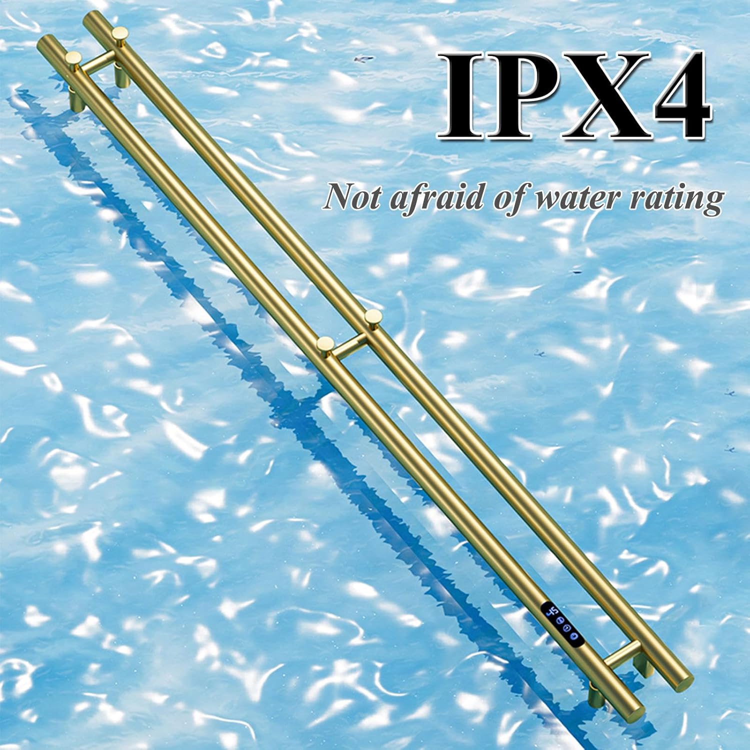 Double Bar Wall Mounted Towel Rack-3