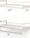 Floating Towel Rack With Shelf-3. Floating Towel Rack With Shelf-3.
