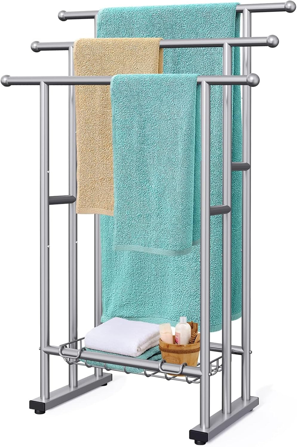 Freestanding Bathroom Towel Rack-1.