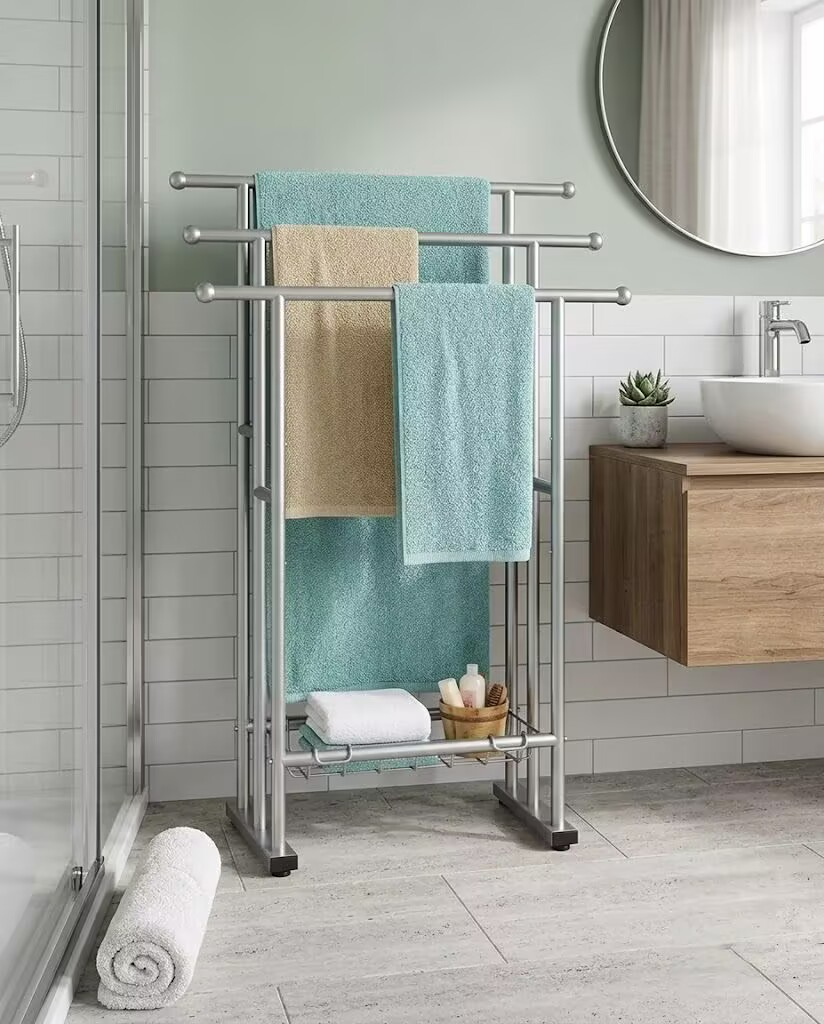 Freestanding Bathroom Towel Rack-4.