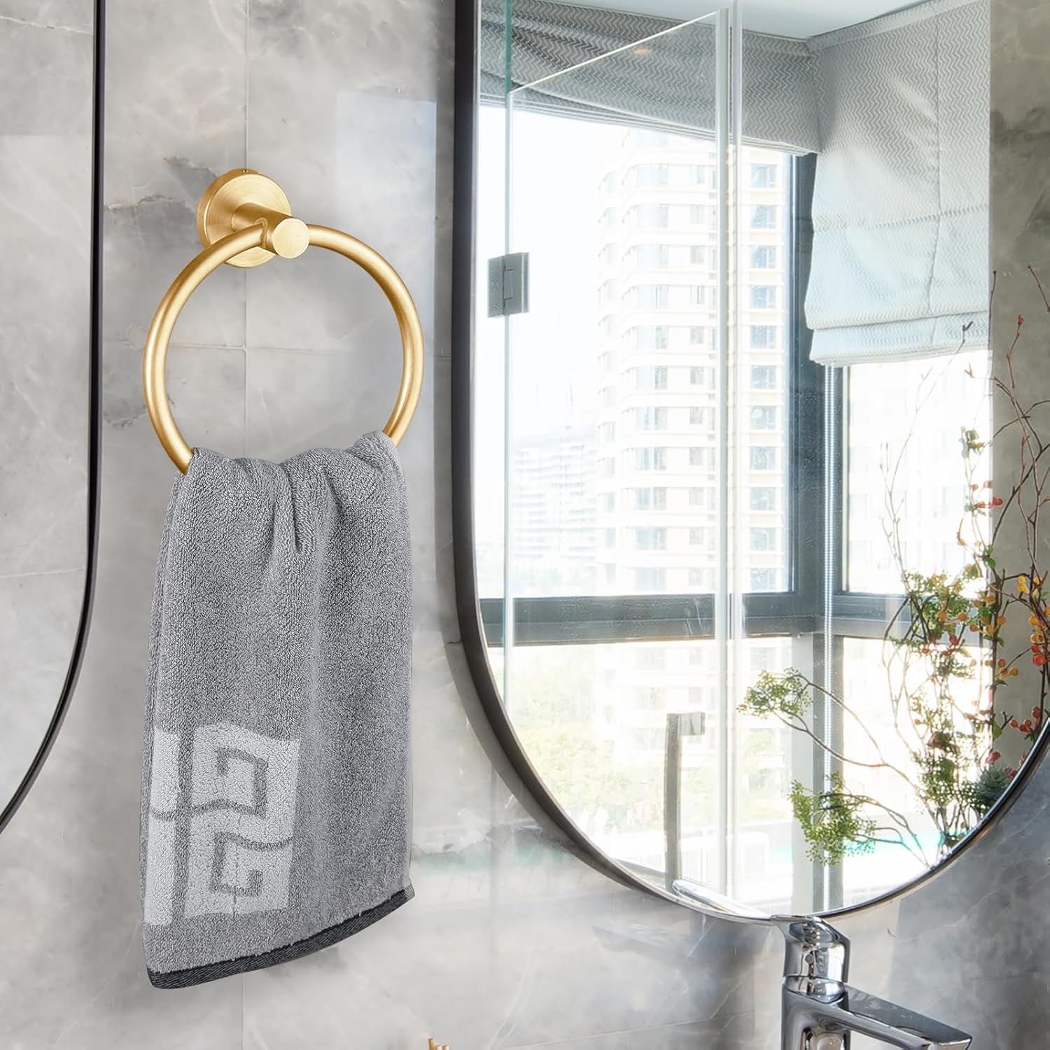 Gold Hand Towel Rack-2. Gold Hand Towel Rack-2.