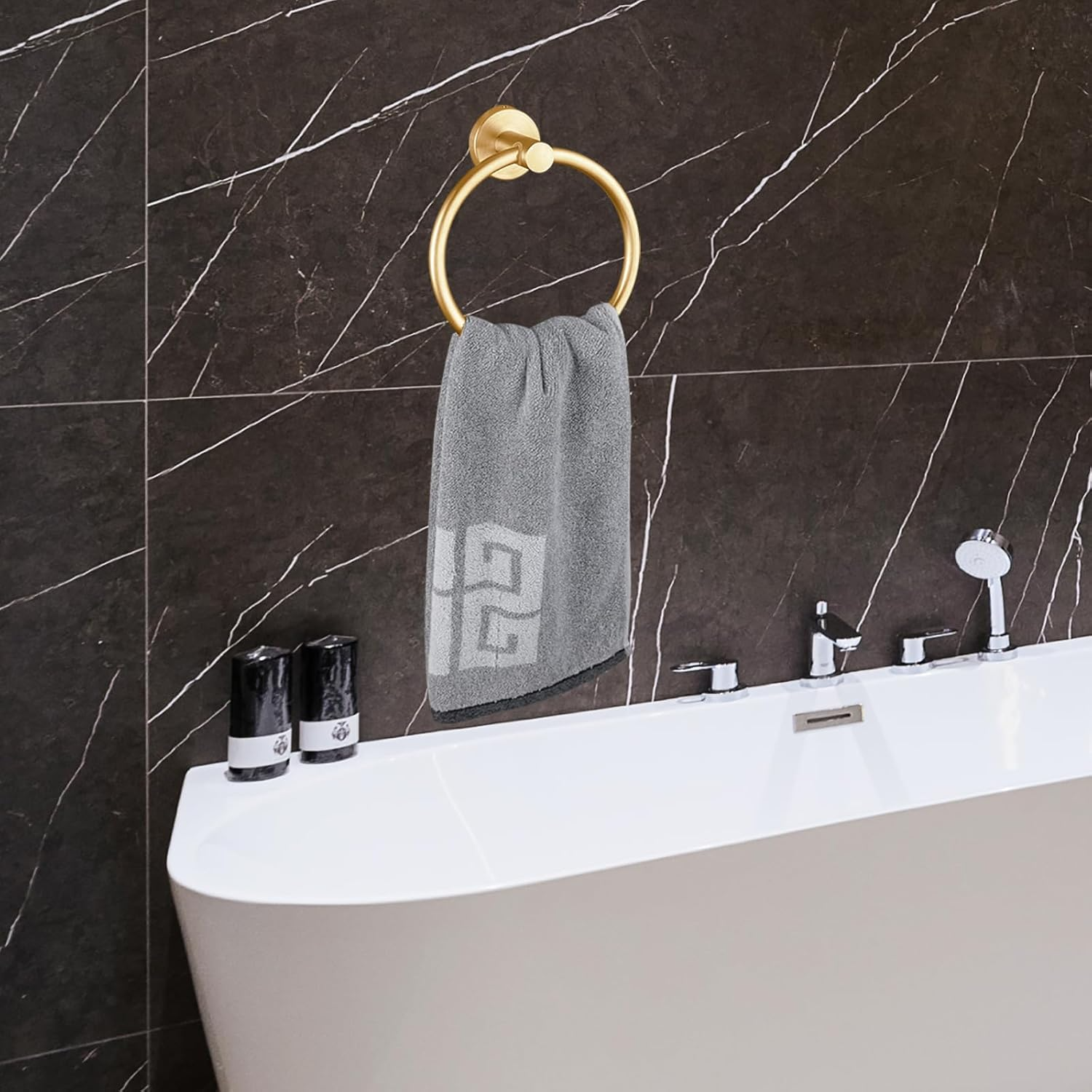 Gold Hand Towel Rack-4. Gold Hand Towel Rack-4.