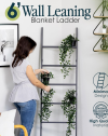 Matte Black Ladder Towel Rack-3. Matte Black Ladder Towel Rack-3.