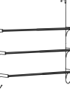 Multi Bar Over Door Towel Rack-1.