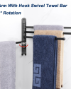 Space Saving Wall Mounted Towel Rack-2. Space Saving Wall Mounted Towel Rack-2.