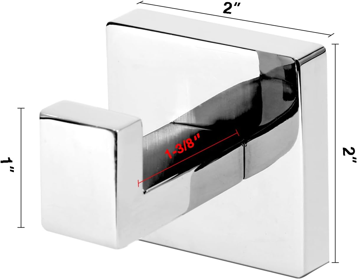 Stainless Steel Bathroom Towel Hook Rack-3. Stainless Steel Bathroom Towel Hook Rack-3.