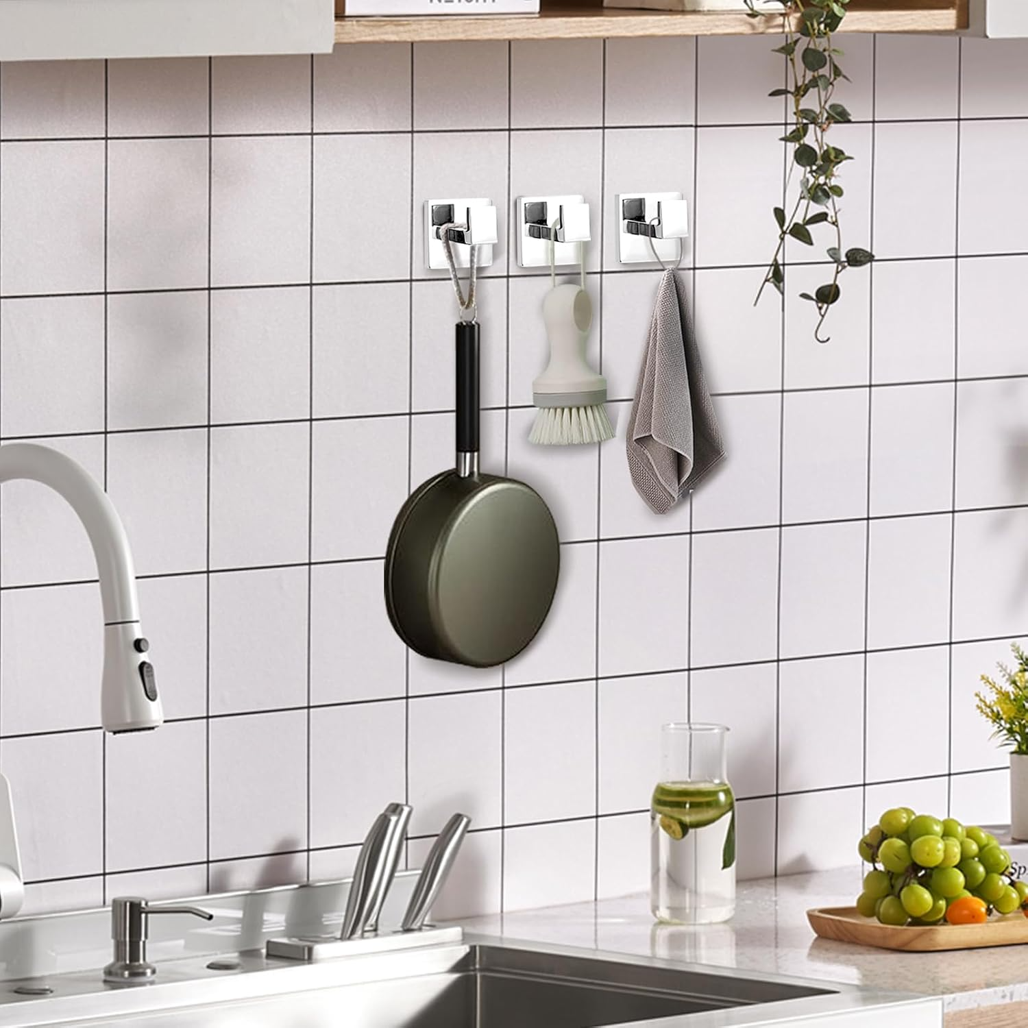 Stainless Steel Bathroom Towel Hook Rack-4. Stainless Steel Bathroom Towel Hook Rack-4.