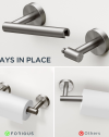 Stainless Steel Towel Storage Rack -4. Stainless Steel Towel Storage Rack -4.