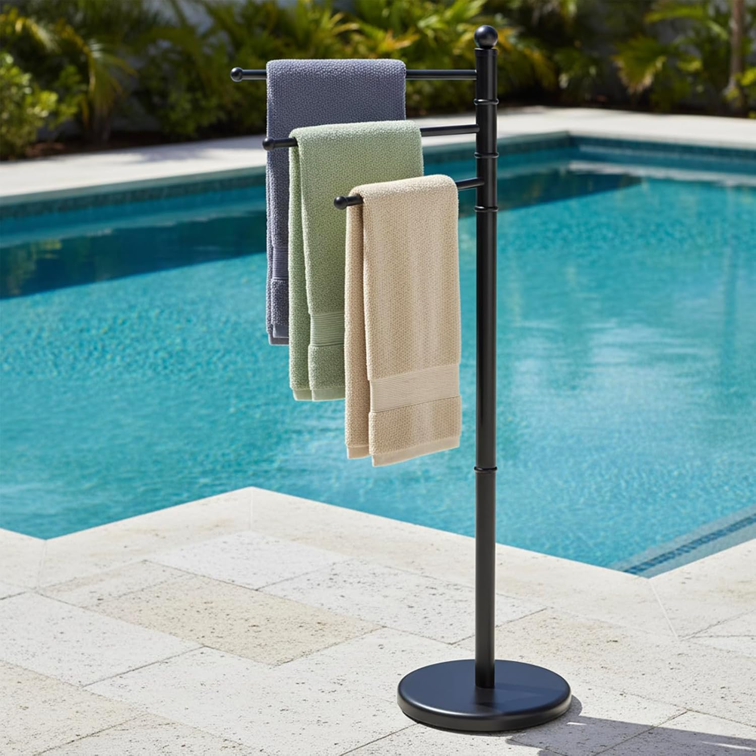 Three Bar Freestanding Towel Rack-2.
