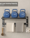 Towel Hook Rack with Shelf -3. Towel Hook Rack with Shelf -3.