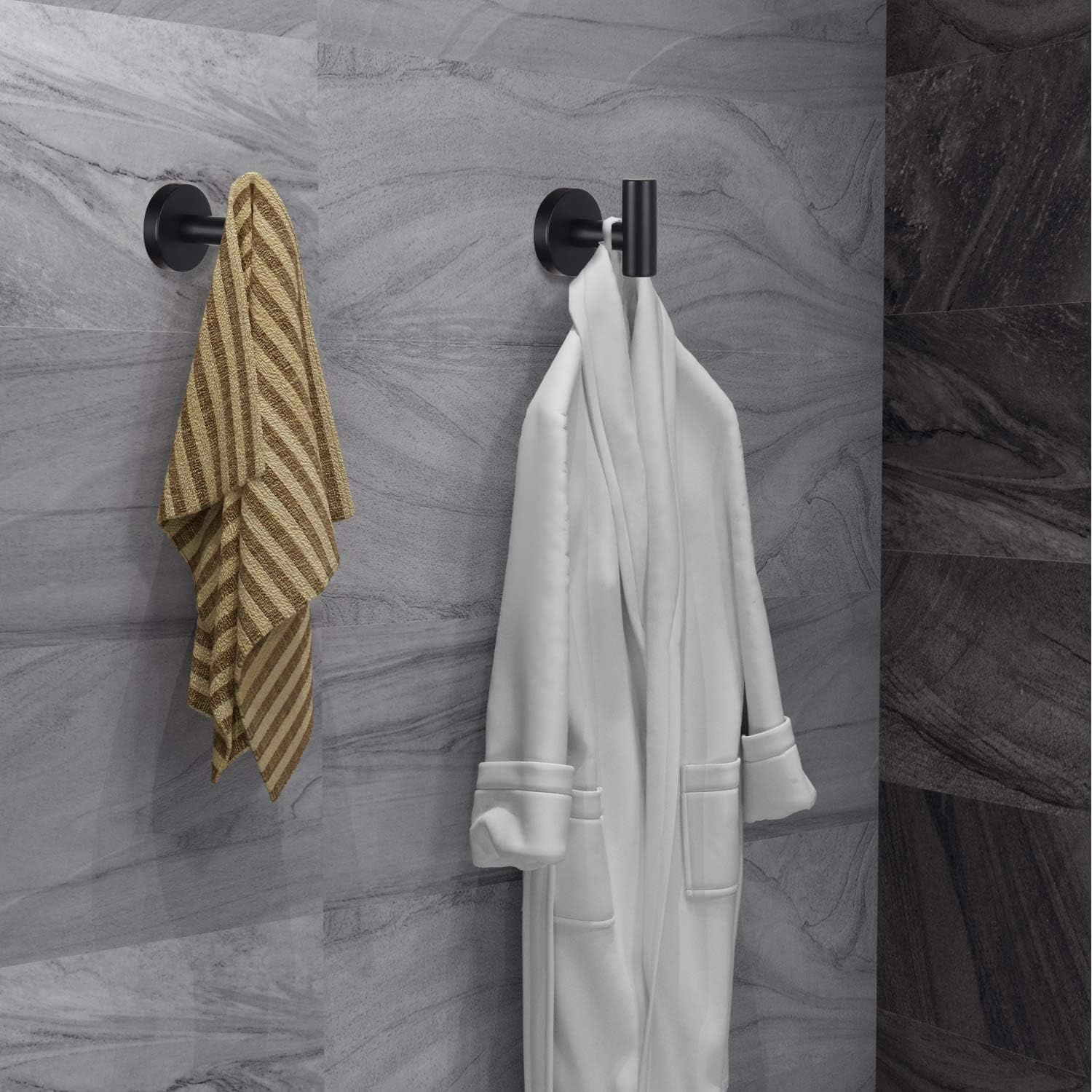 Wall Mounted Bathroom Towel Hook Rack-3. Wall Mounted Bathroom Towel Hook Rack-3