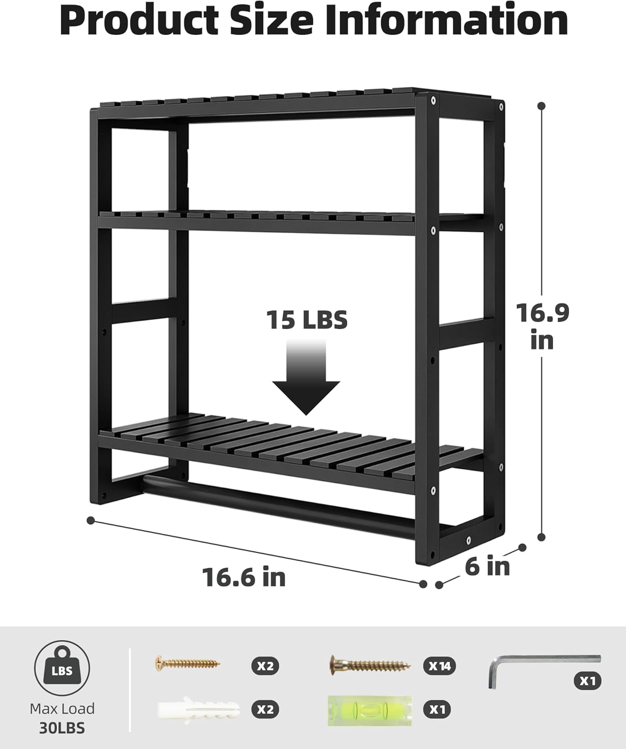 Wall Mounted Bathroom Towel Rack-2.