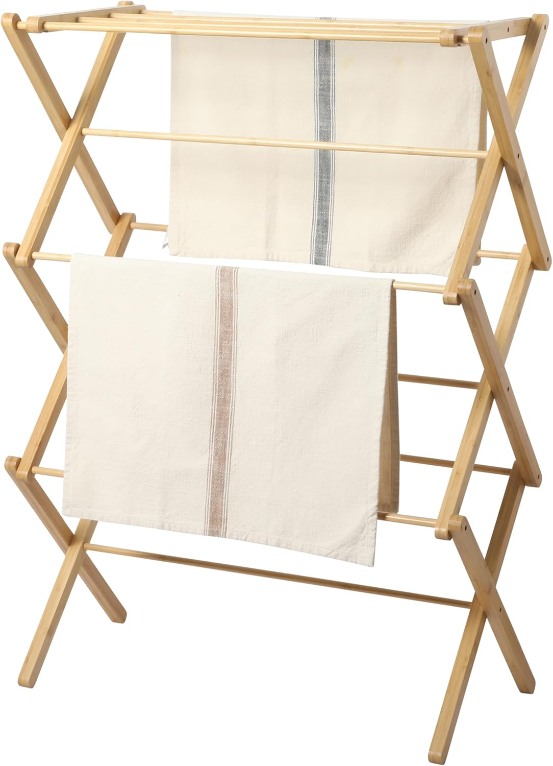 Wooden Freestanding Towel Rack-1.