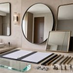 Bathroom mirror samples for hotel and apartment project sourcing