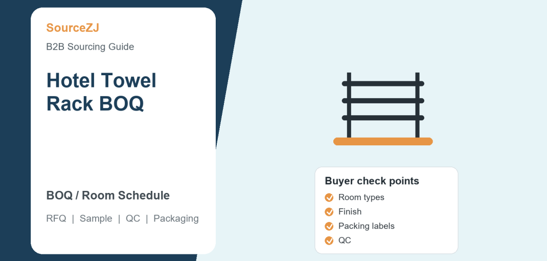 Hotel Towel Rack BOQ B2B sourcing guide cover image