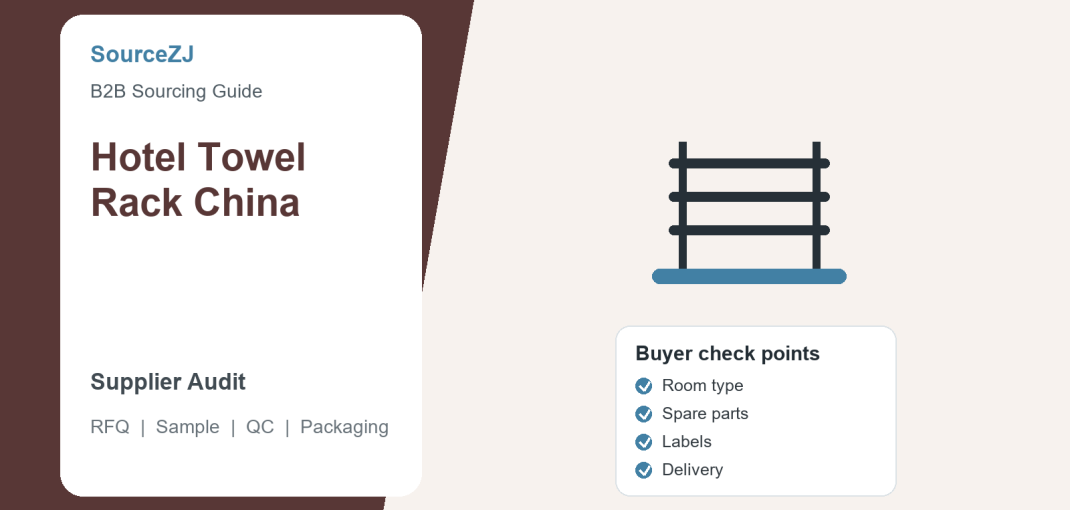 Hotel Towel Rack China B2B sourcing guide cover image
